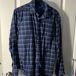 Apt.9 Blue/Black plaid flannel